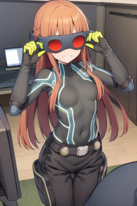 00003-719375973-Best quality, masterpiece,_1girl, , Futaba, sakura_futaba, bangs, belt, bodysuit, gloves, long_hair, mask, orange_hair, (small b.png